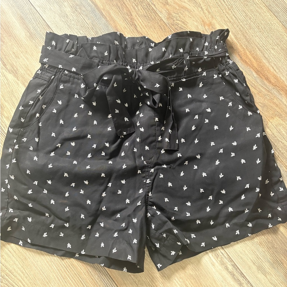 Thread & Supply Black High Waist Shorts